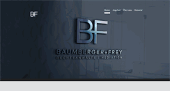Desktop Screenshot of baumbergerfrey.ch