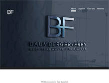 Tablet Screenshot of baumbergerfrey.ch